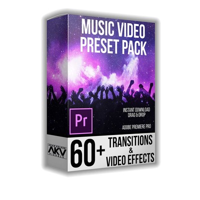 AKVSTUDIOS出品 8套PR转场预设合集，打造专业数字广告